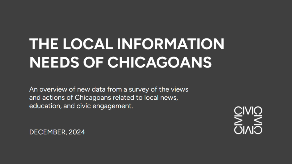 The local information needs of chicagoans